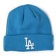 dámska čiapka NEW ERA ČIAPKA SEASONAL BASIC CUFF KNIT LOS ANGELES DODGERS 80043656 farba modrá