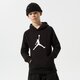 detská mikina JORDAN MIKINA S KAPUCŇOU JDB   JUMPMAN LOGO FLEECE PO BOY 956326-023 farba čierna