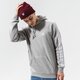 pánska mikina ADIDAS MIKINA S KAPUCŇOU 3-STRIPES HOODY h06675 farba sivá