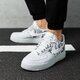 pánske tenisky (obuv) NIKE AIR FORCE 1 '07 LV8 823511009 farba sivá