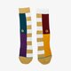 pánske ponožky STANCE PONOŽKY SPLIT CHECK BROWN m556c19spcnat farba hnedá