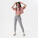 dámske nohavice NEW BALANCE NOHAVICE  NB ESSENTIALS FRENCH TERRY SWEATPANT wp03530ag farba sivá