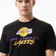 pánske tričko NEW ERA TRIČKO NBA SCRIPT LAKERS LOS ANGELES LAKERS BLKTRP 60284675 farba čierna