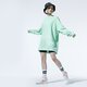 dámska mikina NIKE MIKINA W NSW NSW FLC CREW OVERSIZE ct0876-376 farba zelená