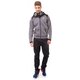 pánska mikina NIKE MIKINA HYBRID FZ HOODY 614486091 farba sivá