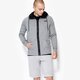 pánska mikina NIKE MIKINA MDRN HOODIE FZ LT WT 832166091 farba sivá