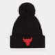 pánska čiapka NEW ERA ČIAPKA POP BOBBLE BEANIE BULLS CHICAGO BULLS BLK 60285007 farba čierna