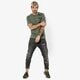 pánske tričko JORDAN TRIČKO SS M AIR JUMPMAN VERTICAL bv0086-351 farba khaki