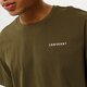 pánske tričko CONFRONT TRIČKO SMALL LOGO TEE KHAKI cf321tsm77001 farba khaki