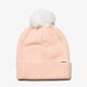detská čiapka CONVERSE ČIAPKA ZIMNÁ FUR POM KNIT 562421 farba ružová