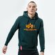pánska mikina ALPHA INDUSTRIES MIKINA S KAPUCŇOU BASIC HOODY 178312-353 farba zelená