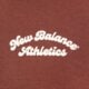 dámska mikina NEW BALANCE MIKINA LINEAR HERITAGE FLEECE CREW wt53516rok farba hnedá
