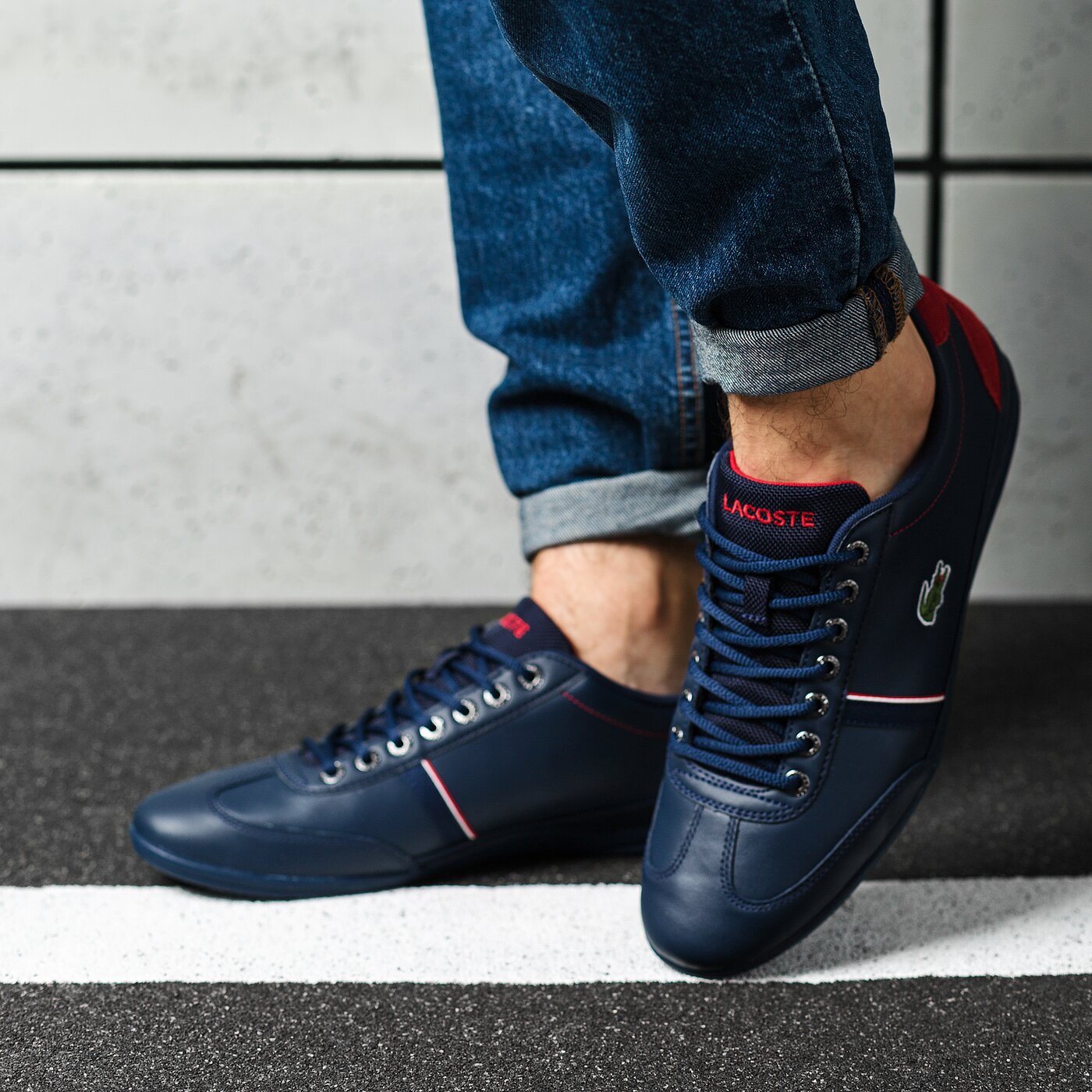 pánske tenisky (obuv) LACOSTE MISANO SPORT 118 1 735cam0083144 farba tmavomodrá