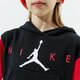 detská mikina JORDAN MIKINA S KAPUCŇOU JUMPMAN BY NIKE HOODIE GIRL 45a761-023 farba čierna