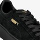 dámske tenisky (obuv) PUMA SUEDE PLATFORM GOLD 36222202 farba čierna