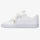 dámske tenisky (obuv) PUMA BASKET HEART PATENT WN'S 36307302 farba biela
