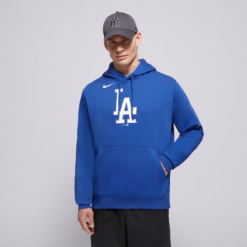 NIKE MIKINA S KAPUCŇOU MLB LOGO CLUB FLEECE HOOD LOS ANGELES