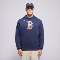 NIKE MIKINA S KAPUCŇOU MLB LOGO CLUB FLEECE HOOD BOSTON RED