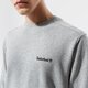pánska mikina TIMBERLAND MIKINA CHEST LOGO CREW MEDIUM GREY HEATHER tb0a5pdv0521 farba sivá