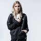 dámska mikina ADIDAS MIKINA S KAPUCŇOU LACE ZIP HOODIE fm1749 farba čierna