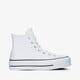 dámske tenisky (obuv) CONVERSE CHUCK TAYLOR ALL STAR LIFT 561676c farba biela