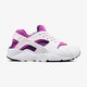 detské tenisky (obuv) NIKE HUARACHE RUN (GS) 654280105 farba biela