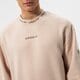 pánska mikina ADIDAS MIKINA TREFOIL LINEAR LABEL SWEATSHIRT hm2666 farba béžová