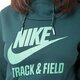 dámska mikina NIKE MIKINA RU FLY PO FUNNEL HOODY 646521374 farba zelená