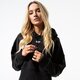 dámska mikina ADIDAS MIKINA VOCAL CROP HOOD ej8537 farba čierna