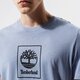 pánske tričko TIMBERLAND TRIČKO TREE LOGO TEE TEMPEST tb0a5pjvca01 farba modrá