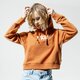 dámska mikina VANS MIKINA S KAPUCŇOU WM FLYING V FT BOXY HOODIE ADOBE vn0a4bg3vwq1 farba hnedá
