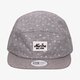 detská šiltovka NEW ERA ČIAPKA MICRO PALM CAMPER NE BLK/WHT 80258942 farba sivá
