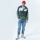 pánska mikina NIKE MIKINA S KAPUCŇOU SPORTSWEAR SWOOSH cu3885-001 farba zelená