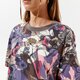 dámske tričko NIKE TRIČKO W NSW FEMME TOP SS AOP dc5503-004 farba sivá