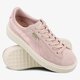 dámske tenisky (obuv) PUMA SUEDE PLATFORM SATIN 36582803 farba ružová
