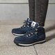 detská outdoorová obuv TIMBERLAND EURO HIKER LTHR FABRIC a1lun farba tmavomodrá