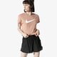 dámske top NIKE TOP W NSW SWSH TOP CROP SS ar3064-605 farba viacfarebná
