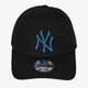 pánska šiltovka NEW ERA ČIAPKA 9FORTY NYY BLK/BLUE NEW YORK YANKEES BLKDTL 12490478 farba čierna