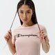 dámske tričko CHAMPION TRIČKO CREWNECK TRIČKO 113223ps157 farba ružová