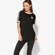 dámske tričko ADIDAS TRIČKO SS 3STRIPES TEE ay4619 farba čierna