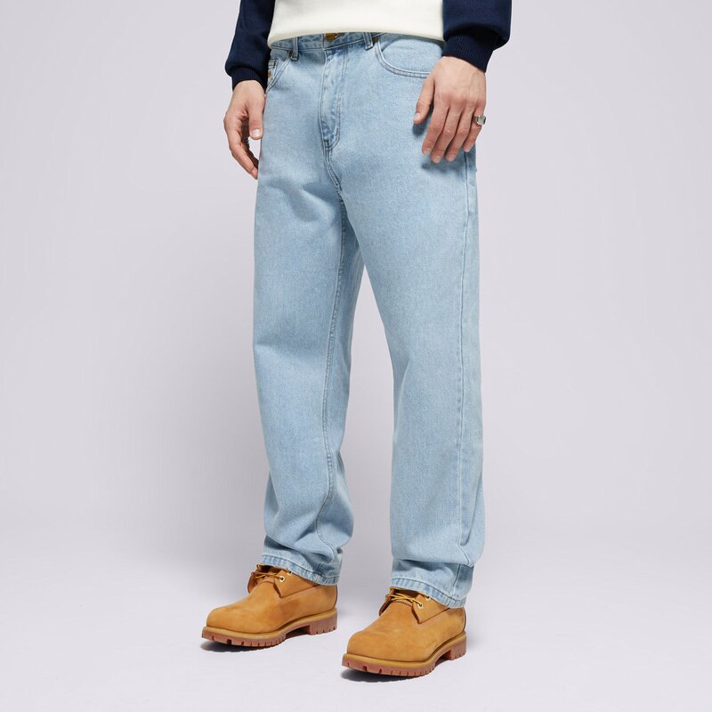 PROSTO NOHAVICE  JEANS BLOX LIGHT BLUE