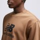 pánska mikina NEW BALANCE MIKINA ESSENTIALS STACKED LOGO mt31538dhe farba hnedá