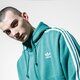 pánska mikina ADIDAS MIKINA S KAPUCŇOU 3-STRIPES HZ fm3766 farba zelená