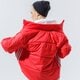 dámska zimná bunda ADIDAS BUNDA ZIMNÁ SHORT PUFFER gk8556 farba červená