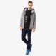 pánska mikina NIKE MIKINA FZ HOODY-NEW SILO 642875063 farba sivá