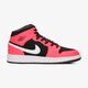 detské tenisky (obuv) AIR JORDAN 1 MID (GS) 554725-061 farba červená