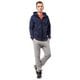pánska mikina NIKE MIKINA FZ HOODY-NEW SILO 642875410 farba modrá