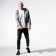 pánska mikina JORDAN MIKINA M J JUMPMAN FLEECE FZ 939998-091 farba sivá