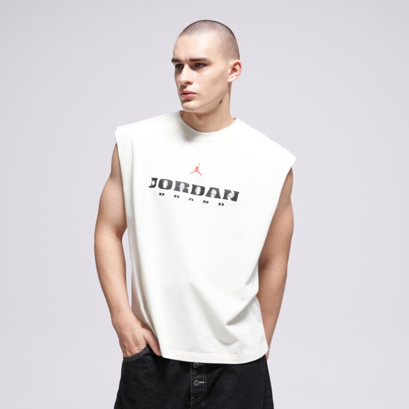 JORDAN TRIČKO M J BRK GFX SLVLS MSCLE TOP