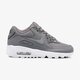 detské tenisky (obuv) NIKE AIR MAX 90 LEATHER (GS) 833376-012 farba sivá